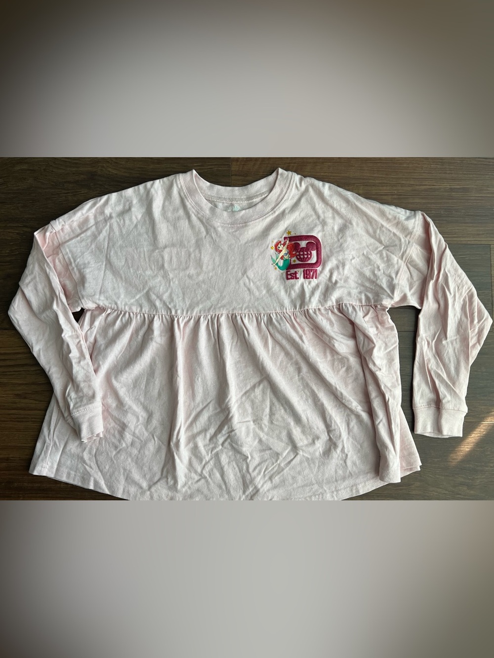 Disney Spirit Jersey Princess Disney World Light Pink size L